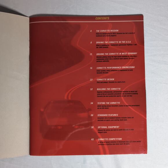 Vintage 1986 Chevrolet Corvette Deluxe Sales Brochure with Envelope - Picture 5 of 13